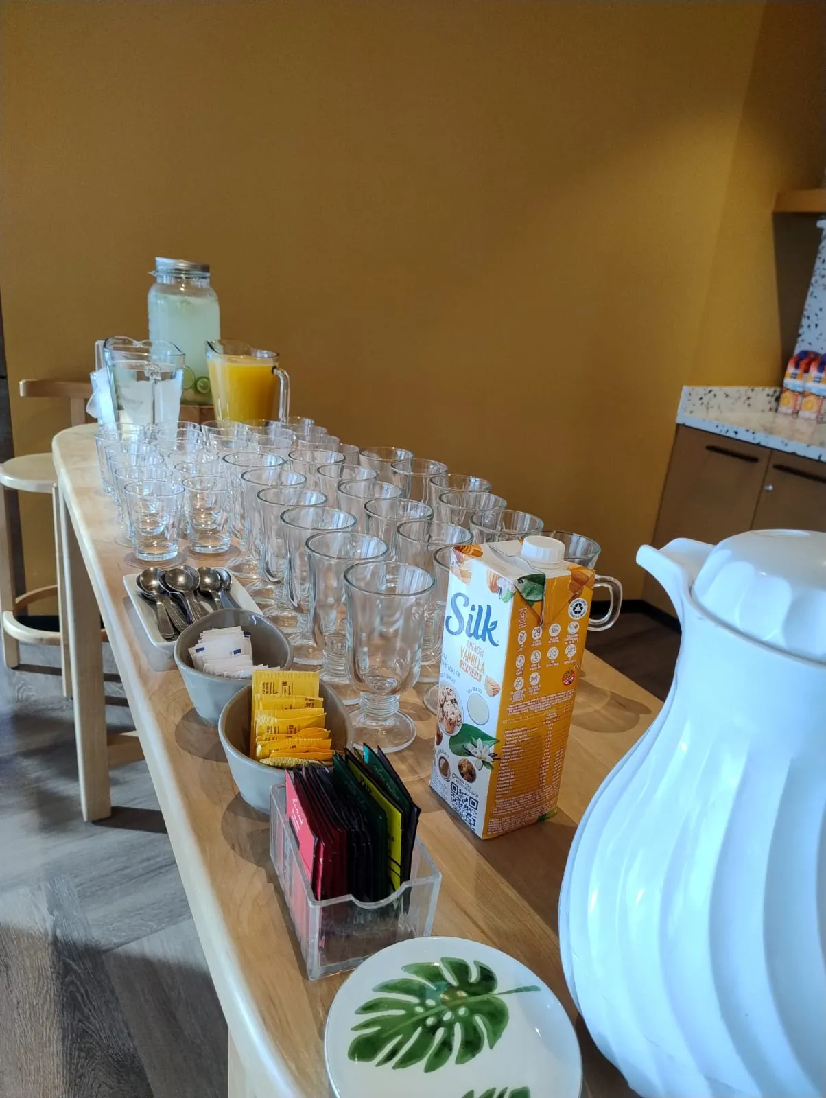 Barra de bebidas en activación